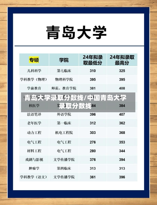 青岛大学录取分数线/中国青岛大学录取分数线-第2张图片
