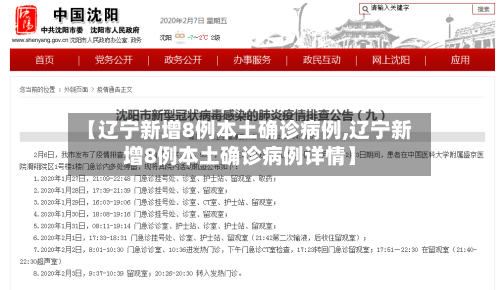 【辽宁新增8例本土确诊病例,辽宁新增8例本土确诊病例详情】-第2张图片