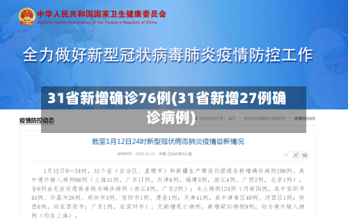 31省新增确诊76例(31省新增27例确诊病例)-第2张图片
