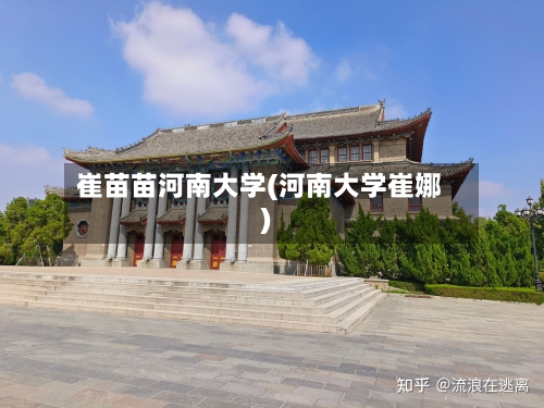 崔苗苗河南大学(河南大学崔娜)
